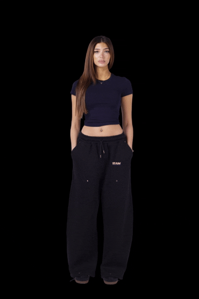 BLACK CHROME PANT