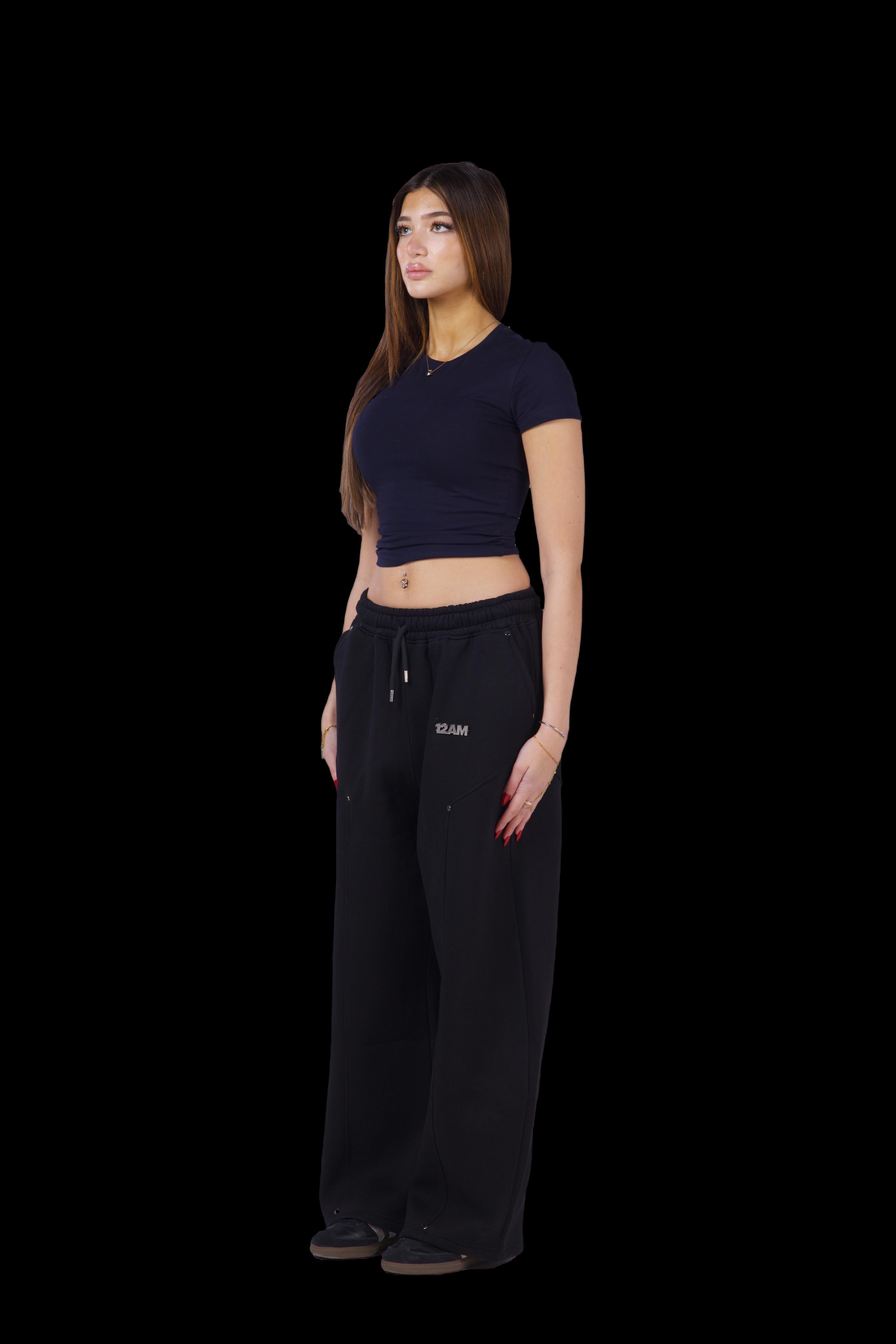 BLACK CHROME PANT